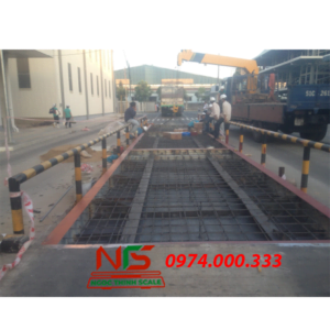 KHUNG BÀN CÂN XE TẢI  BÊ TÔNG CỐT THÉP